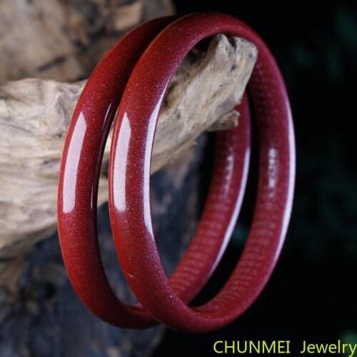 Genuine Natural Cinnabar Handmade Carving Prajna Paramita Heart Sutra Bracelet Womens Cinnabar Bracelet ethnic style ornaments