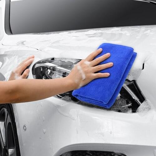 Microfiber Auto Wash Towel Car Cleaning Drying Cloth Hemming Car Care Cloth Detailing Car Wash Towel