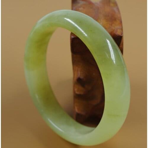 Charms Jade Bangle Bracelet Ink Floating Flower Xiu подвеска Ice Bracelet Flat Mouth Female Model Natural Genuine