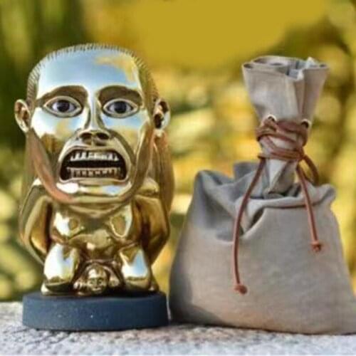 Indiana Jones Golden Icon Decoration Ornaments Suitable for Inner Car Indoor Living Room Bedroom Office can CSV