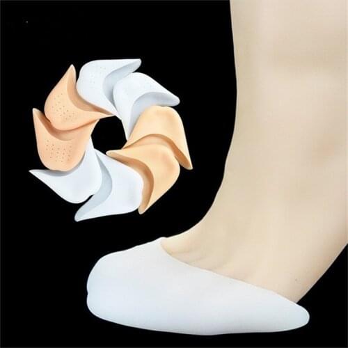 2pcs Silicone Gel Toe Pads Ballet Hallux Valgus Orthotics Brace Shoes Pads Foot Care Bunion Free Protector Cushion Pads Inserts