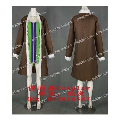 2016 Fairy Tail Cosplay The Raijin Tribe Evergreen Costume Full Set Overcoat With Dress