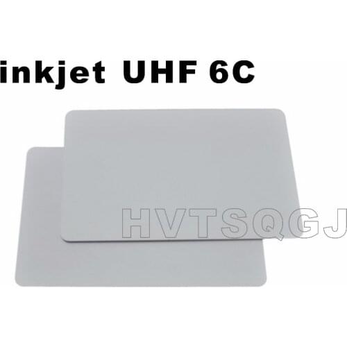 300pcs Free shipping 860-960MHZ Alien H3 UHF RFID Inkjet Cards