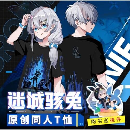 Anime Honkai Impact 3rd Bronya Zaychik Summer New T-Shirt Cosplay Loose Harajuku Short-Sleeved Men Women Student Casual Tee Tops