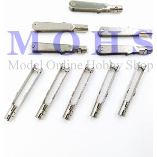10pcs/lot quick link metal clevis M2mm M3mm threaded metal clevis M2xL25mm M3x30mm rc aircraft airplanes control clevis