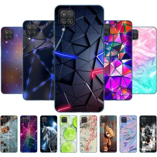 For Samsung A12 Case Soft Silicon Tpu Back Phone Cover For Samsung Galaxy A12 GalaxyA12 A 12 SM-A125F a125 Bumper 6.5inch