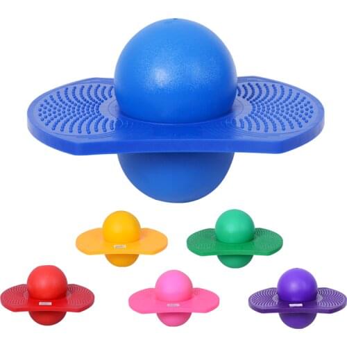 Kids Indoor & Outdoor Space Hopper Balance Board Jumping Bouncy Pogo Ball Playground Sports Exercise Fitness Toy