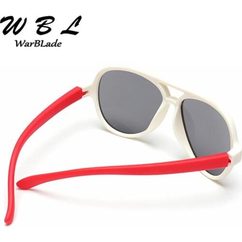 WarBLade Child Children Outdoor Goggle Polarized Kids Sunglasses TAC TR90 Pilot Soft Frame Baby Boys Girl Sun Glasses UV400