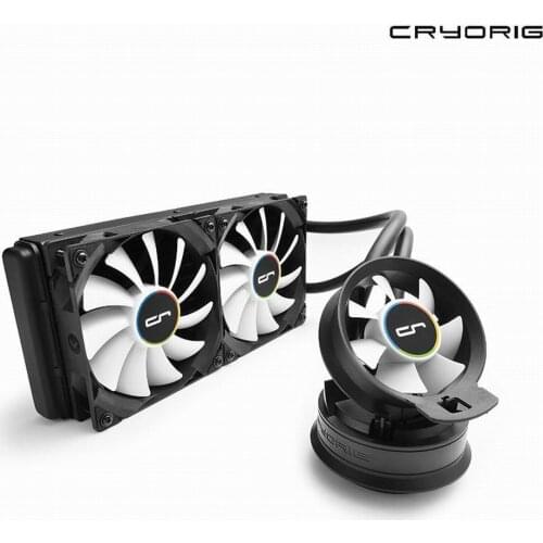 CRYORIG A40 Hybrid Liquid Cooler 240mm Radiator with additional Airflow Fan