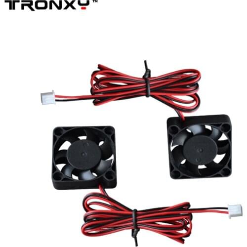 TRONXY 5PC 4010 Fan 3D printer Extruder Cooling 40*40*10mm 12V 0.09A Exhaust Brushless DC Fans For Heatsink Cooler Cooling