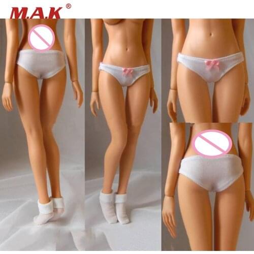 1/6 scale female woman girl action figures white underwear models for 12 inches figures bodies accessories