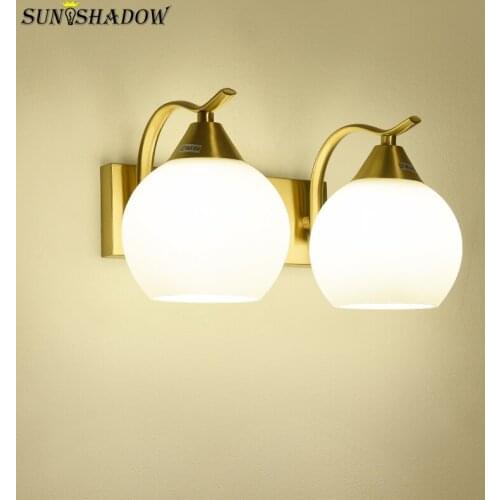 All Copper Lustre Led Wall Light Modern Indoor Small Wall Lamp Home For Living Room bedroom Bedside Dining Room Decoration Light