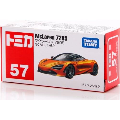 Takara Tomy Tomica Mclaren 720S 1/62 Sports Car Metal Diecast Model Vehicle New #57