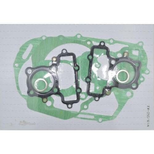 Free shipping Motorcycle Complete Full Gasket Set for Yamaha Virago XV250 V Star 250 Route 66 QJ250-H QJ250 QJ250-J 2V49FMM new