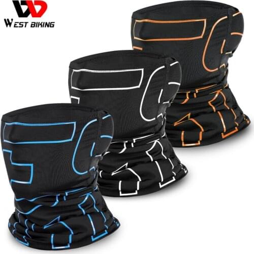 WEST BIKING Bicycle Headband Scarf Out Sport Jogging Cycling Ice Silk Anti-UV Summer Mens Bandana Mask Bike Cycling Equipment