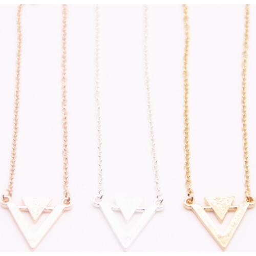 Newest element triangular framing bracelets for girl Solid triangle bracelets and