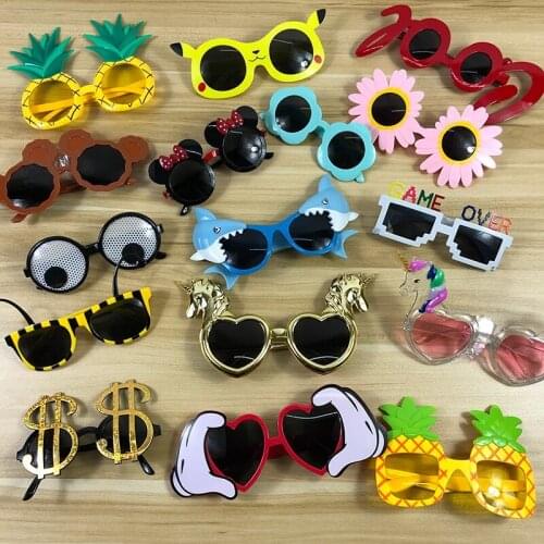 Novelty Party Sunglasses Creative Funny Eyewear Party Fancy Dress Party Perfect Hawaiian Themed Eyeglasses For Kids Adults