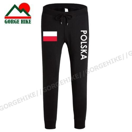 Poland Polish Pole POLSK POL mens pants joggers jumpsuit sweatpants track sweat fitness Runner tactical casual POLAKA nation NEW