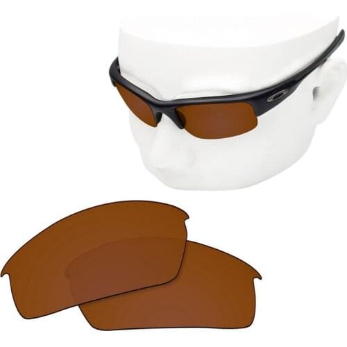 OOWLIT Polarized Replacement Lenses of Brown for-Oakley Bottlecap Sunglasses
