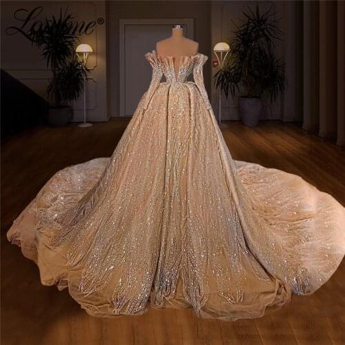Off Shoulder Luxury Crystals Dubai Long Evening Dresses 2021 Saudi Arabic Middle East Party Dress Vestidos De Fiesta Prom Gowns