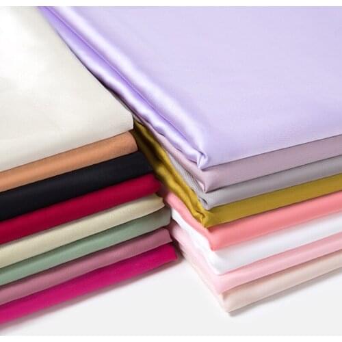Chiffon Satin Imitation Silky Fabric Smoothy Flowing Scarf Pajamas Dress Material