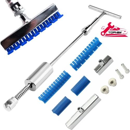 6Pcs Adhesive Blue Glue Tabs Auto Dent Removal Tools Paintless Nylon Auto Body Dents Removal Pulling Tabs Kit