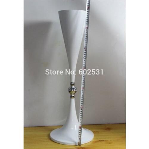SPR 69cm high New! White wedding table flower stands/flower vase for wedding table centerpieces