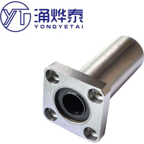 Standard long square flange linear bearing LMK12L*21*57 extended sliding bearing housing LM8UU
