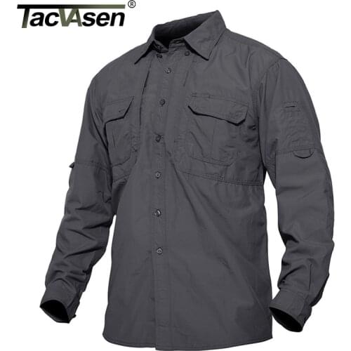 TACVASEN Men's Long Shirts