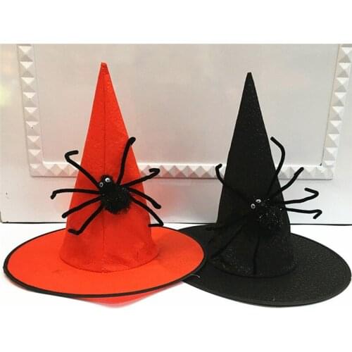 Modern Halloween Witch Hat Woolen Women Lady Made From Fashionable Sheep Wool Halloween Party Hat Festival Party Hat