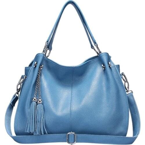 Genuine Leather Bag For Women 2019 Female Bags Handbags Women Famous Brands Shoulder Bags Ladies Tote Bag Female Bolsa Feminina