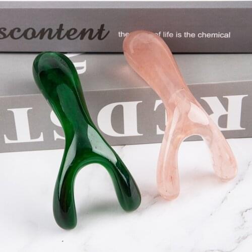1PC Facial Nose Gua Sha Scraping Tool Fragrant Resin Gua Sha Tool Body Acupoint Massage Hand Roller SPA Massage Health Tool