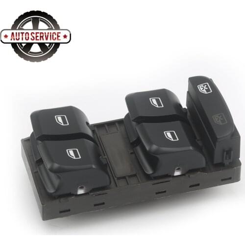 10Pins 12V Window Control Switch Panel Buttons For Audi A4 S4 Avant Quattro A5 S5 Coupe Sportback Q5 8K0 959 851 D 8KD959851