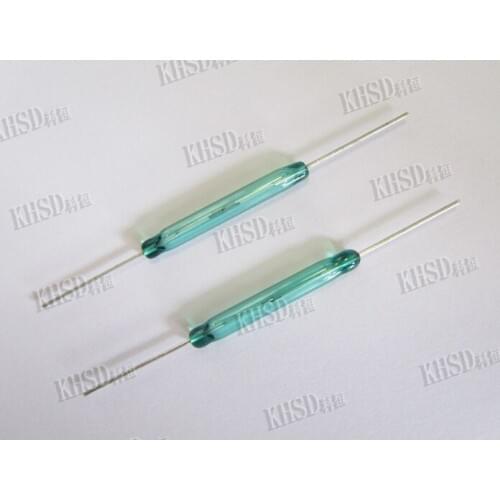 10pcs/Magnetic control switch Dry reed pipe Normally open type 4X28mm Reed switch