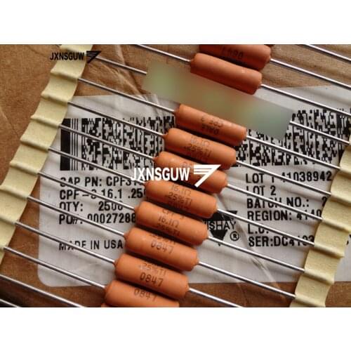 10PCS NEW VISHAY DALE CPF-3 0.25% 3W16.1R 4.5x14MM CPF3 Precision Resistors 3W 16.1R Wirewound Resistors 16.1R 3W 16R1 16.1ohm