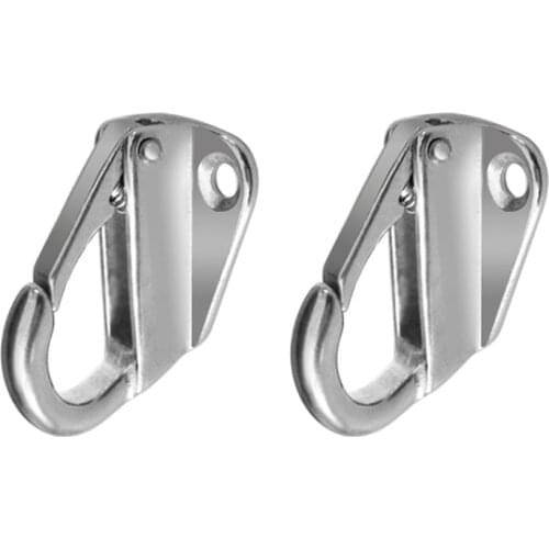 2 Pieces Marine Grade Stainless Steel Spring Snap Hooks Fending Boat