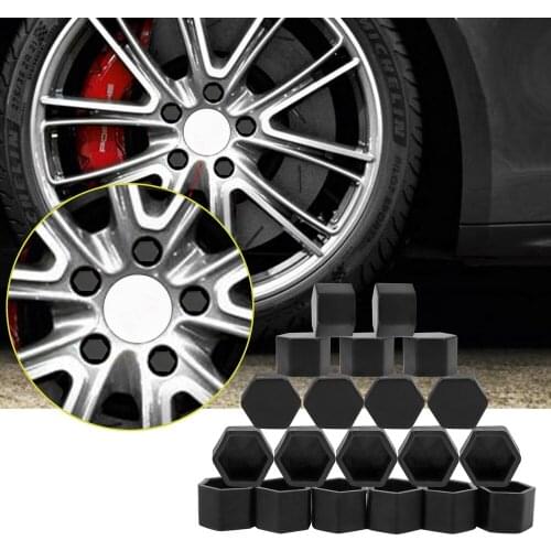 20Pcs Silicone Car Wheel Hub Screw Cover Nut Caps for Seat Ibiza Leon Toledo Arosa Alhambra Exeo Supercopa Mii Altea Cordoba