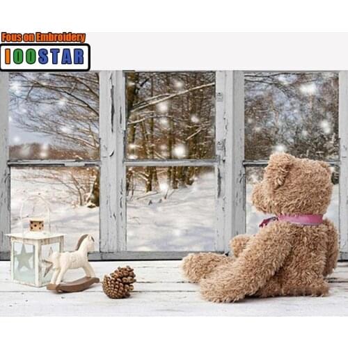 5D DIY Diamond embroidery cartoon Bear diamond painting Cross Stitch full square Rhinestone mosaic decoration gift