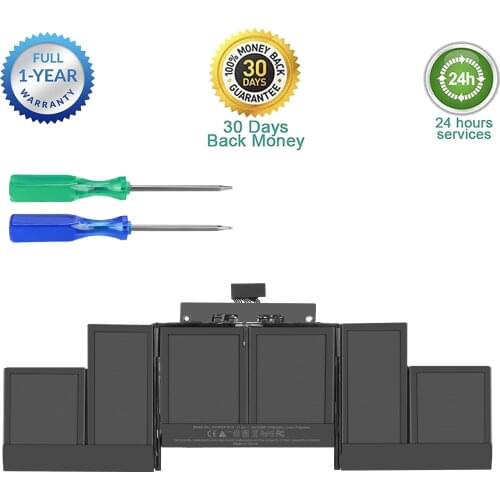 A1494 Laptop Battery for Apple Macbook Pro 15" A1398 Retina Late 2013&Mid 2014 ME293 ME294 Srewdriver Battery