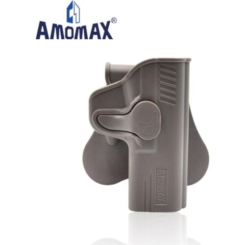 AMOMAX Level II Tactical Polyme Holster | Fits Airsoft Tokyo Marui/WE/VFC Smith & Wesson M&P 9 Series Gun | FDE