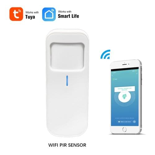 Smart Home WIFI PIR Motion Sensor Household Wireless Infrared Detector Security Alarm work For Tuya APP Remote Control