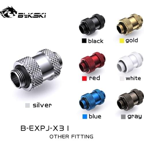 Bykski PC water cooling Extension Fitting,Male to Male tube connector For SLI CF,water cooler B-EXPJ-X B-EXPJ-X31 B-EXPJ-X41