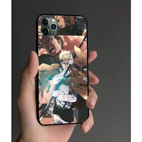 Erwin Smith anime Phone case cover shell For iPhone SE 6s 7 8 Plus X XR XS 11 Pro Max Samsung S Note 8 9 10 20 Plus ultra