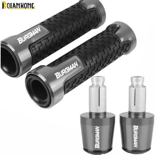 For SUZUKI BURGMAN AN125 AN250 AN400 AN650 AN 650 Burgman 400 650 125 200 Motorcycle scooter Handlebar Handle end Grips cover