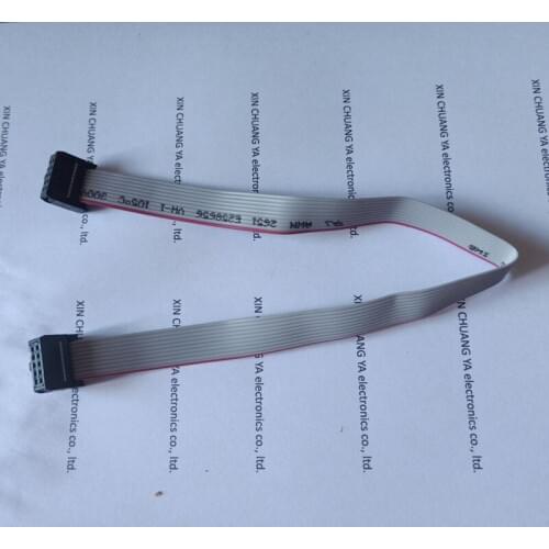 FC- 6P 10P 14P 16P 20P 40P 2.54mm JTAG AVR ARM double head emulator download cable wire length:30cm