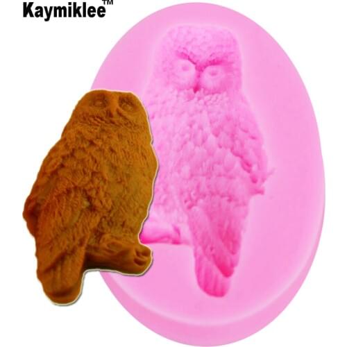 F1084 Small Parrot Silicone Handmade Soap Mold Resin Fondant Gumpaste Clay Crafts DIY Mould