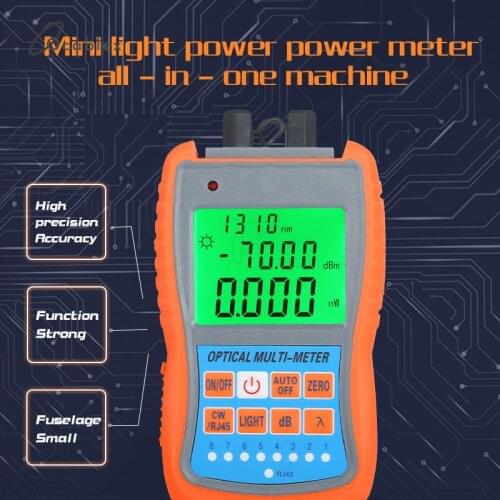 COMPTYCO AUA-G70B/50B 4in1 Mini Optical Power Meter Visual Fault Locator Network Cable Test Optical Fiber Tester 10km 30km VFL