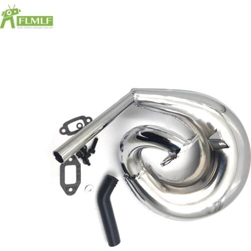 Vortex Tune Pipe Exhaust Pipe Kit Fit for 1/5 Losi 5ive T ROFUN ROVAN LT KingmotorX2 Rc Car Toys Games Parts