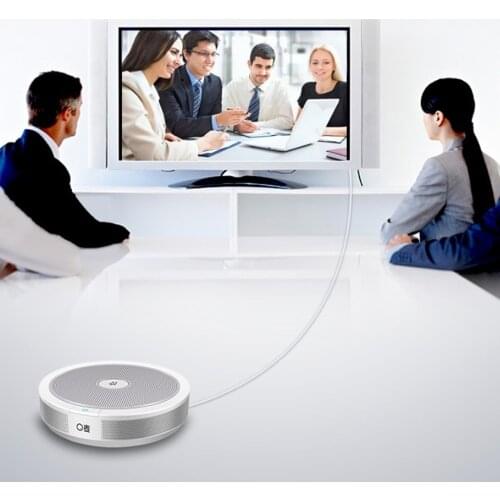 USB Conference Microphone Omnidirectional PC Zoom Meeting Microphones For Mac OS Windows 7/8/10 for Skype Video Gaming Chatting