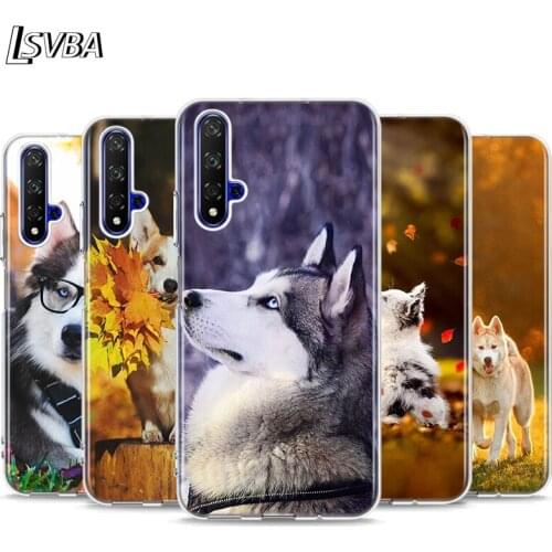 Fashion Wacky Husky Dog Silicone Cover For Honor 20 20S 20E 8 8A Prime 8X MAX 8C 8S 7A 7C 7S Pro Phone Case